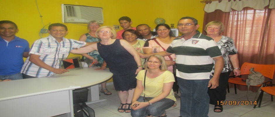 Prefeito Manin Geronço recebe Alemães em seu gabinete