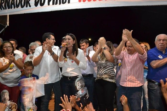 Recepção em Pimenteiras emociona Wellington Dias. Fotos - Imagem 43