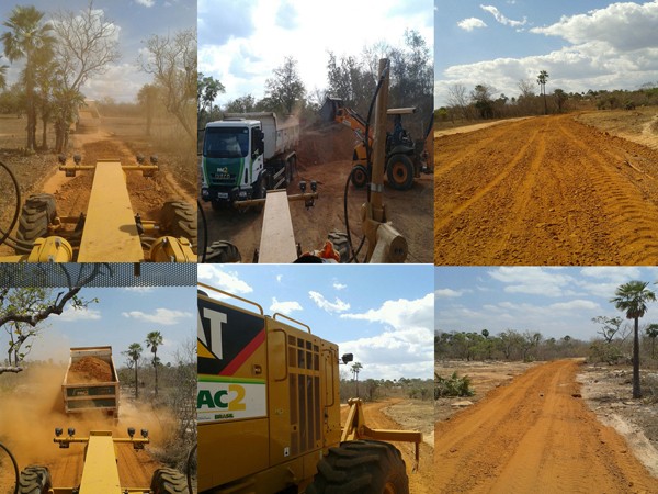 Prefeitura recupera quatro quilômetros de estrada na região do Povoado Piçarra - Imagem 1
