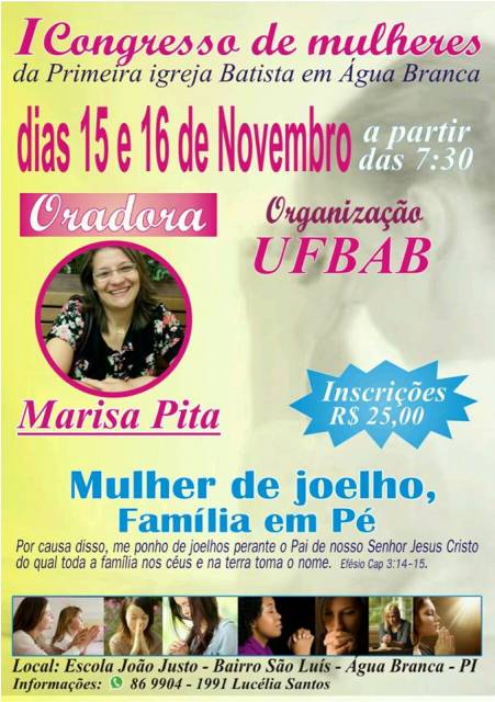 Congresso de Mulheres em Água Branca - Imagem 1