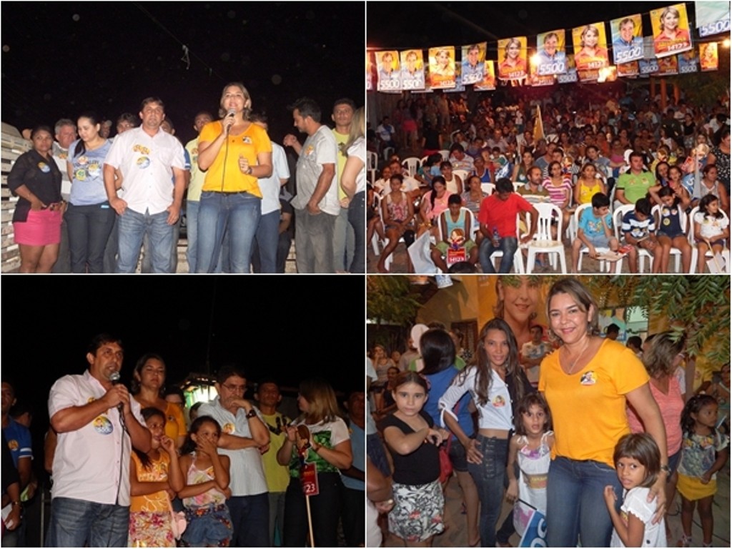 Candidata Janainna Marques participou de reunião politica no Bairro Rural em Esperantina