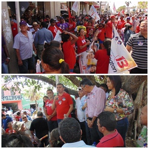 Candidatos realizam caminhada em Campo Maior - Imagem 7