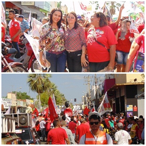 Candidatos realizam caminhada em Campo Maior - Imagem 4
