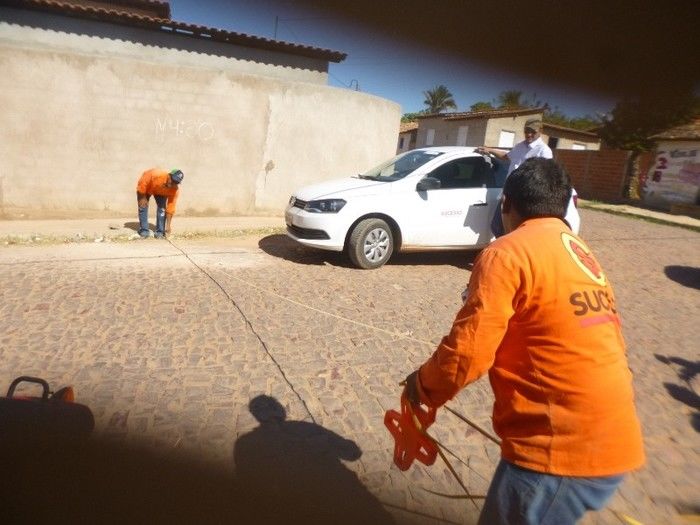 Construtora realiza medição e topografia para pavimentação asfáltica nas ruas de Redenção  - Imagem 1
