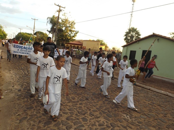 Desfile Cívico das Escolas Municipais em comemoração ao dia 7 de setembro em Nossa Sra. De Nazaré - Imagem 23