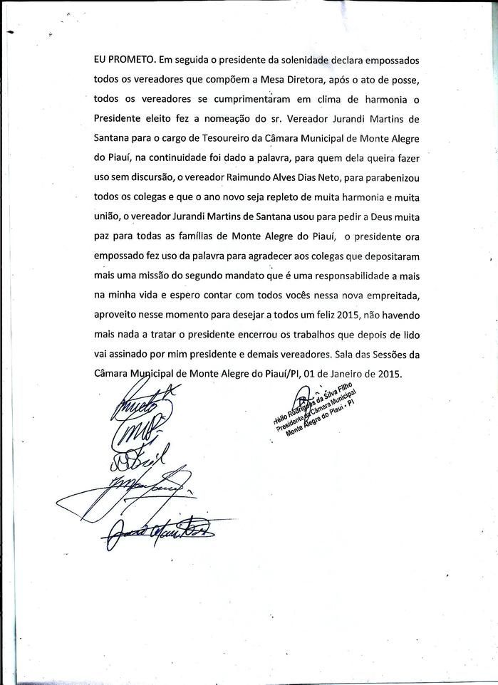 Vereador Hélio Filho terá mais dois anos à frente como Presidente da Câmara de Monte Alegre - Imagem 7