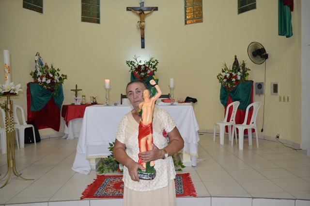 Católicos celebram a missa solene do santo padroeiro de Vera Mendes. - Imagem 6