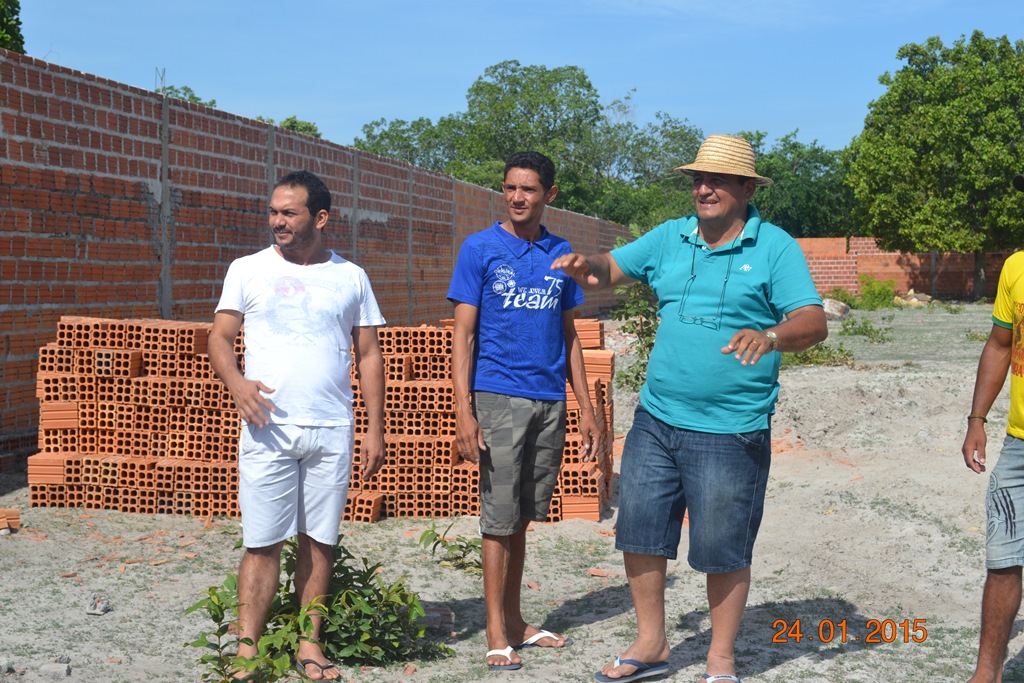 Obras do Estádio de Futebol de Boa Hora estão em ritmo acelerado