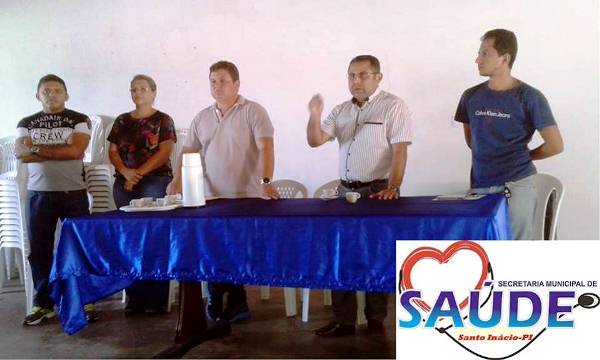 Prefeito e secretário de saúde realiza reunião com servidores da saúde de Santo Inácio - Imagem 1