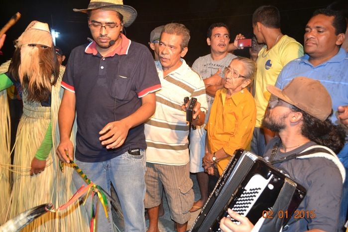 Grupos de Reisado do Boi Panim visita residencia do Vereador Luiz Paulo - Imagem 23