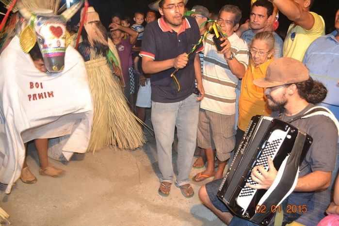 Grupos de Reisado do Boi Panim visita residencia do Vereador Luiz Paulo - Imagem 30