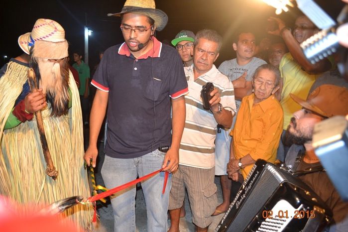 Grupos de Reisado do Boi Panim visita residencia do Vereador Luiz Paulo - Imagem 25