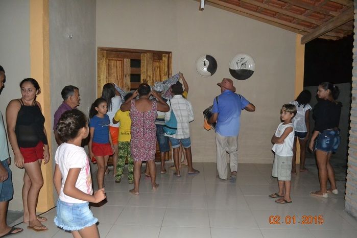 Grupos de Reisado do Boi Panim visita residencia do Vereador Luiz Paulo - Imagem 3