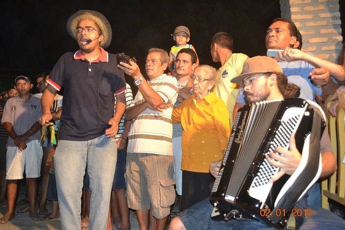 Grupos de Reisado do Boi Panim visita residencia do Vereador Luiz Paulo - Imagem 35