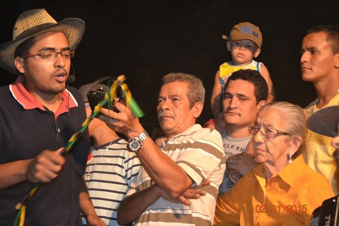 Grupos de Reisado do Boi Panim visita residencia do Vereador Luiz Paulo - Imagem 36