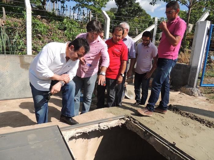 Presidente Nacional da Funasa visita Água Branca e confere de perto andamento das obras de saneamento básico. - Imagem 3