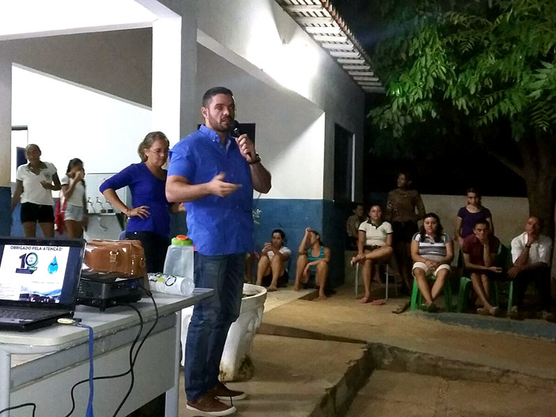 Lukano Sá participa de reunião em comunidades sobre o SISAR