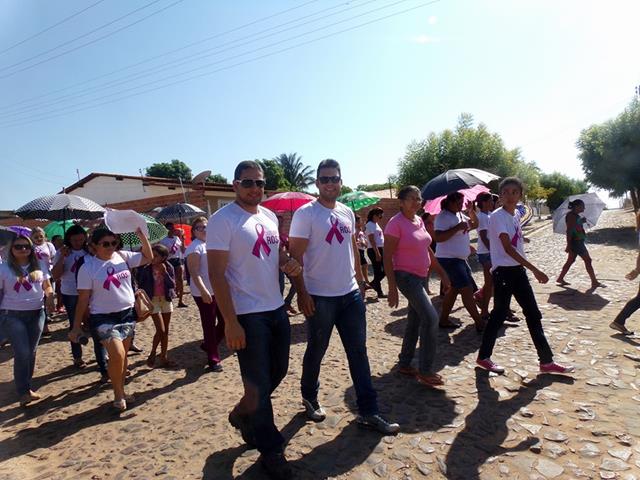 Saúde de Pimenteiras realiza caminhada contra o câncer de mama - Imagem 13