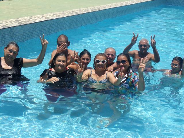 Idosos de Pimenteiras participam de manha de sol na AABB. FOTOS  - Imagem 31