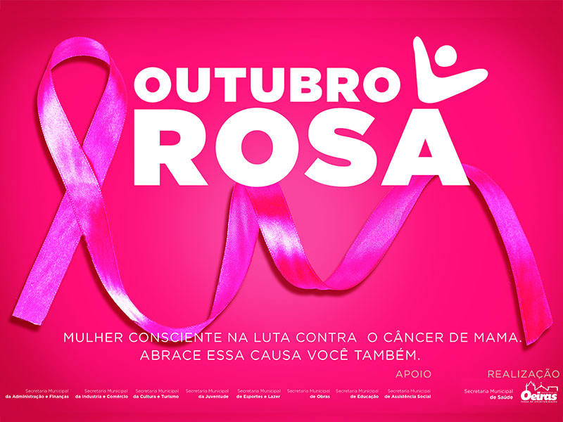 Outubro Rosa alerta para o câncer de mama e colo do útero