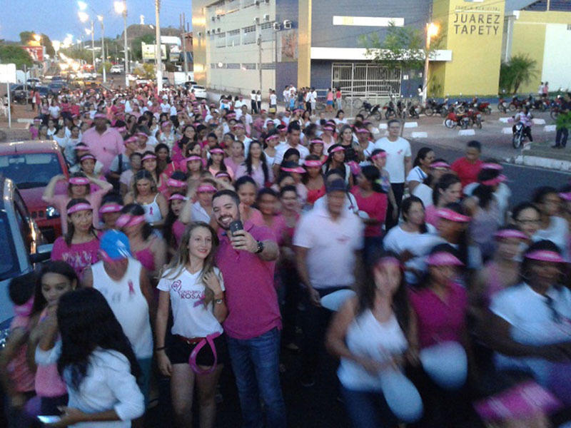 Caminhada pelo Outubro Rosa acontece em Oeiras