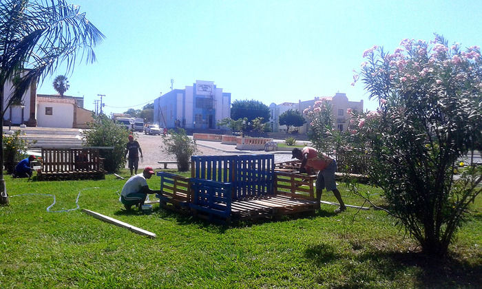 Estrutura da III FLOR é montada com materiais reaproveitados - Imagem 3