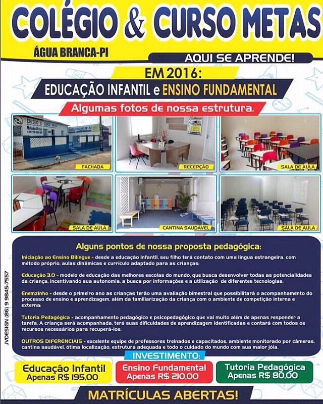 Colégio & Curso Metas em Água Branca - PI - Imagem 1