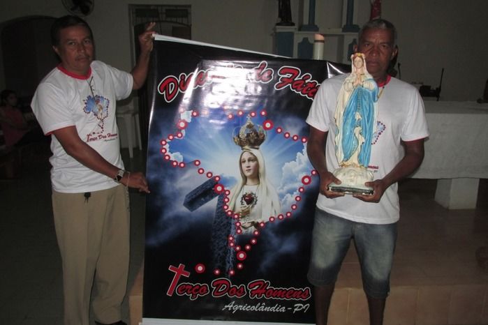 Festejos do Bairro Baixa Teve inicio com o Terço dos Homens de Agricolândia - Imagem 1