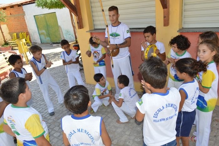 Capoeiristas em atividade (Crédito: Jota Ferreira)