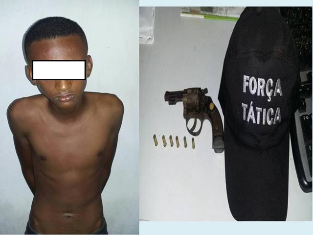 Polícia Militar apreende menor com arma de fogo em Elesbão Veloso - Imagem 1