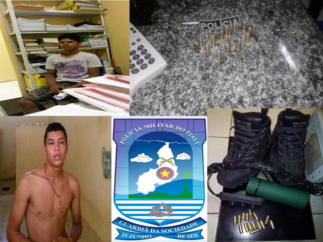 Policia Militar prende acusado de roubar casa de policial em Valença - Imagem 1