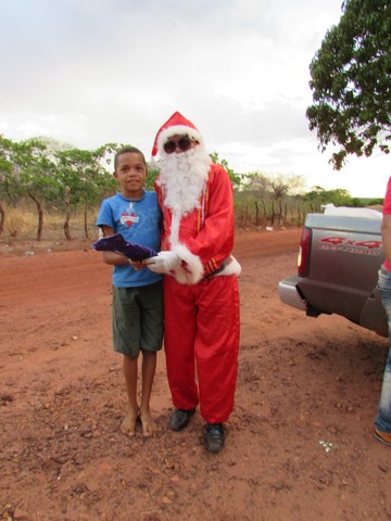 Papai Noel Fez Alegria das Crianças em Na Localidade Jardim - Imagem 67