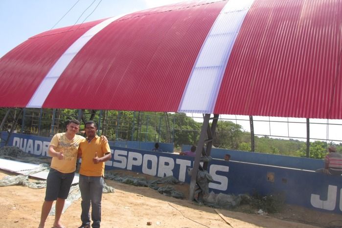 Prefeito: Walter Alencar cobre Quadra de Esporte de Pitombeira  - Imagem 3