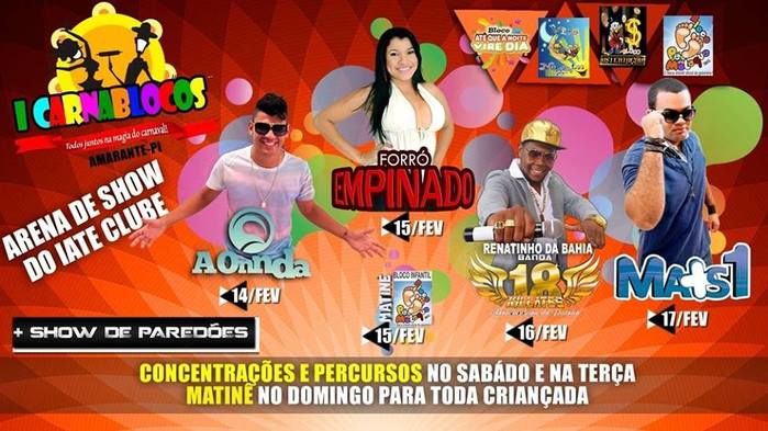 Vem ai 1º Carnabloco de Amarante - Imagem 1