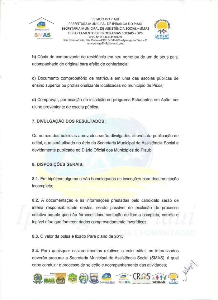 SMAS Divulga Edital do Programa Estudantes em Ação -PREPS - Imagem 4