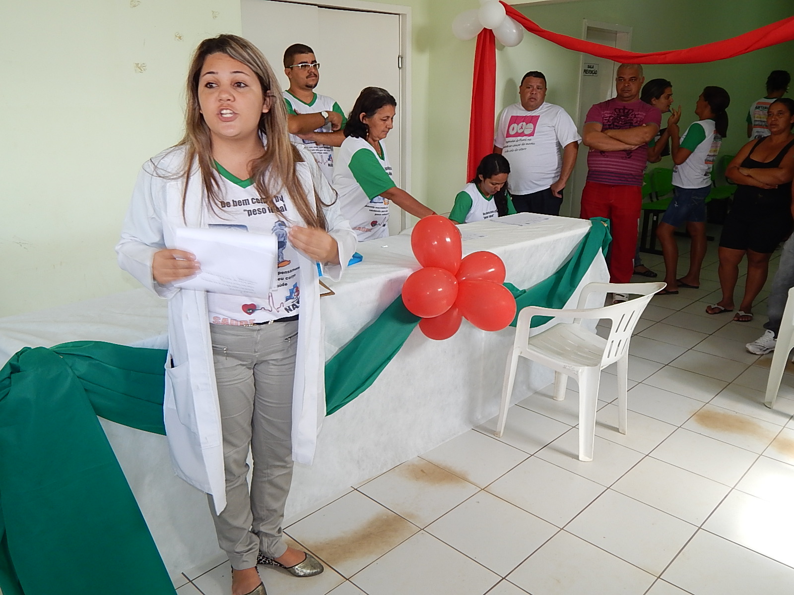Equipe do NASF apresenta projeto de Bem com a Balança para a População