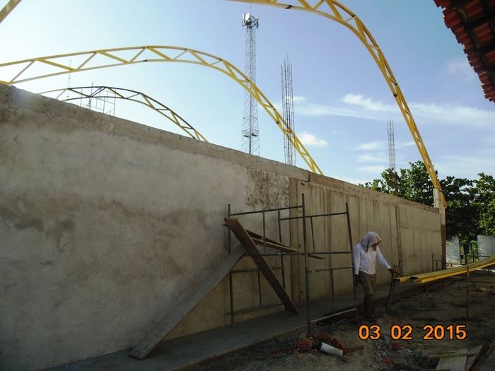 Ginásio coberto do Cecilia chega a 80% das obras concluídas - Imagem 7