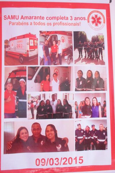SAMU comemora 03 anos de existência em Amarante - Imagem 83