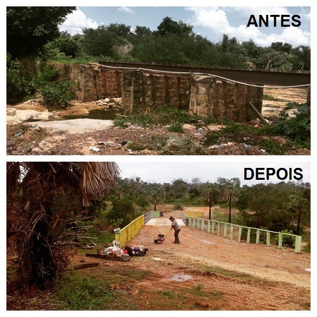 Prefeitura de Floriano: Inauguração da Ponte do Povoado Manga - Imagem 1