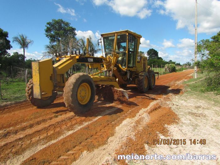 Obras de recuperação de estradas são intensificadas no interior de Barras - Imagem 7
