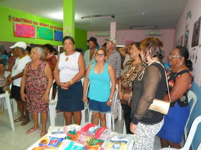 Idosos do Grupo da Alegria participam de encontro interativo e informativo no CRAS. - Imagem 1