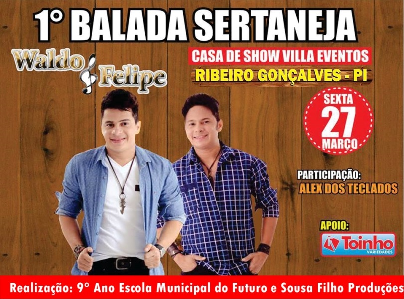 Casa de Show Villa Eventos recebe nesta sexta-feira a dupla sertaneja Waldo e Felipe