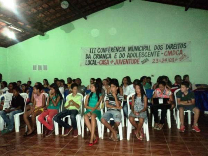 Foi realizada em Santo Inácio do Piauí  III Conferência Municipal dos Direitos da Criança e do Adolescente