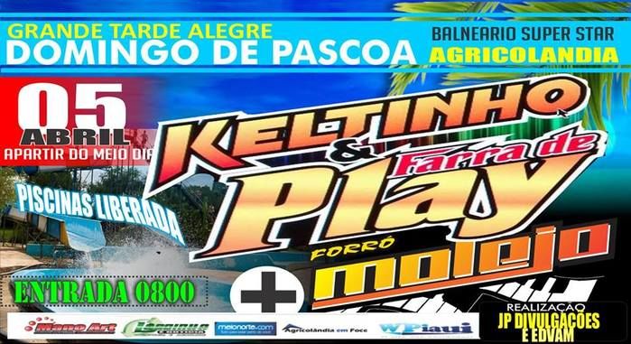 Keltinho e Farrá de Play 05 de Abril Domingo de páscoa na Churrascaria Super Star em Agricolândia - Imagem 1