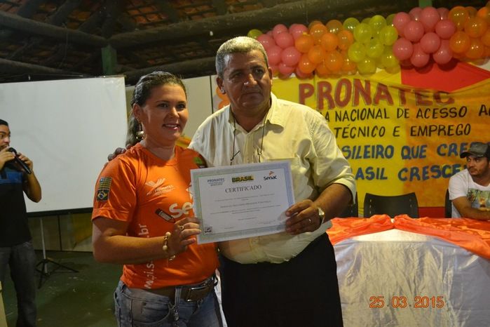 Alunos do PRONATEC recebem certificados de cursos realizados em Boa Hora - Imagem 11