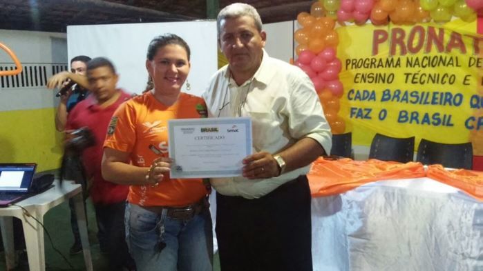 Alunos do PRONATEC recebem certificados de cursos realizados em Boa Hora - Imagem 1