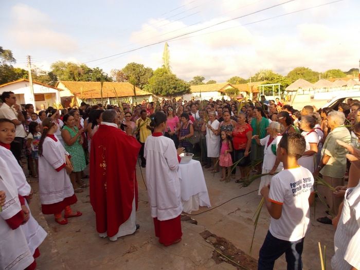 Centenas de fiéis participam da Missa de Ramos  - Imagem 9