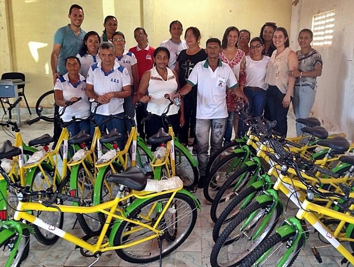Secretaria de Saúde realiza entrega de 13 bicicletas aos Agentes de Saúde do município. - Imagem 9