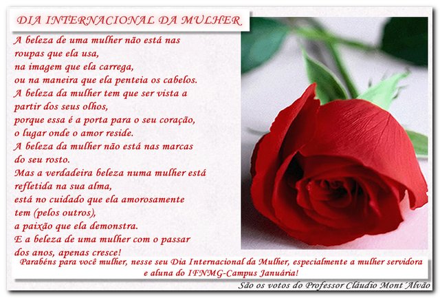 Parabéns Mulheres! - Imagem 1