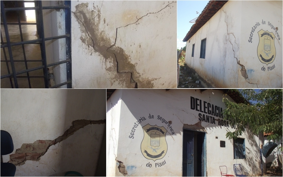 Delegacia de Santa Rosa do Piauí corre risco de desabar